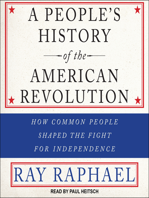 Cover image for A People's History of the American Revolution